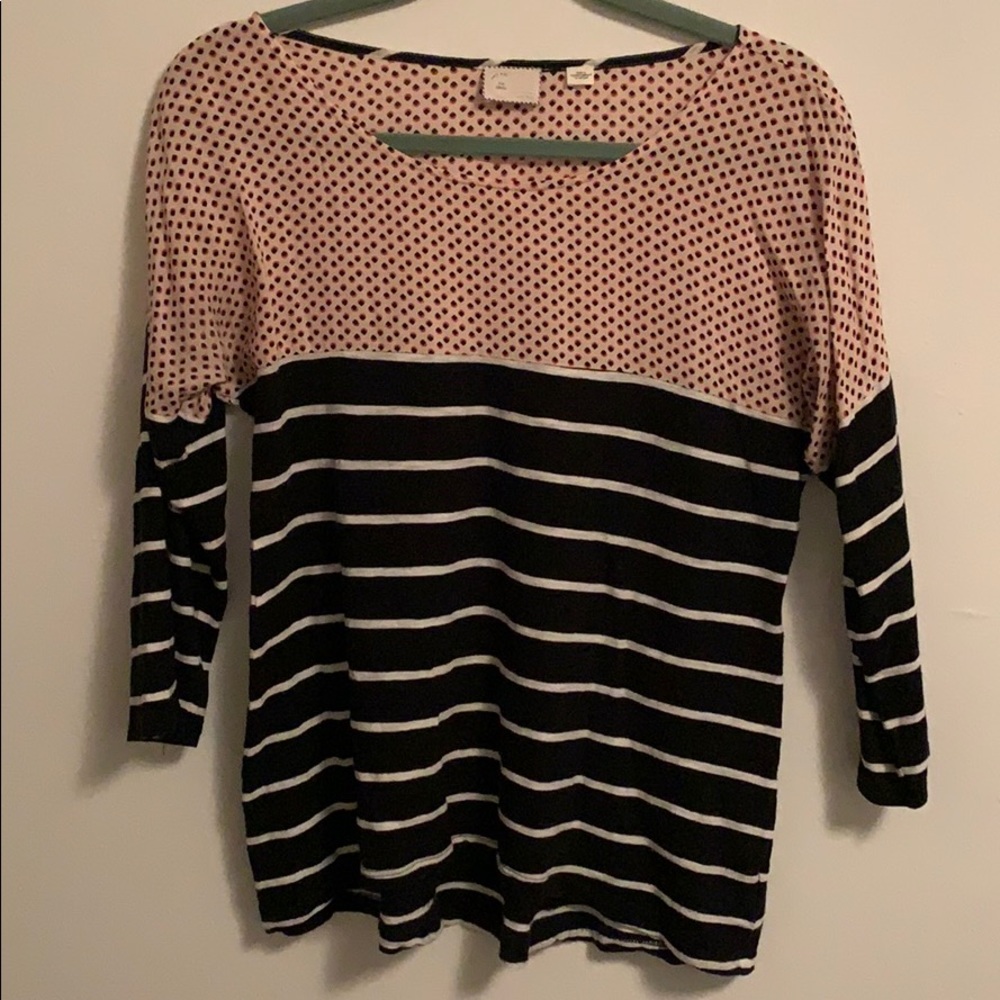 Small multi pattern blouse from Anthropologie